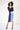 100% Recycled Denim Midi Skirt