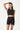 Extra strong compression micron shorts black high waist worn as matching set full length - TLC Sport