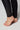 Close up mesh ankle inset faux leather side panel compression leggings black viscose elastane - TLC Sport