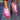 Extra wide fit pink suede barefoot trainers, lifestyle product shot