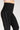 Black high waist bootcut compression leggings bum lifting sculpting back view - TLC Sport