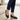 Christina wide fit black suede extra-wide ballet flats worn on model