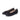 Christina wide fit black suede ballet flats, pair front view