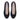 Christina wide fit black suede ballet flats, pair side view