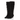 Delilah - Extra-Wide Fit Knee High Slouch Boots - Black Suede + pair