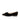 Dionne wide fit black suede bow ballet flats, pair side view