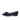 Dionne wide fit navy suede ballet flats with bow, single side view