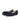 Dionne wide fit navy suede bow ballet flats, pair front view