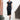 Elkie wide fit black leather and suede platform sandals, lifestyle product shot 2
