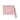 Ellie peony pink suede clutch bag, side view showing depth and leather quality