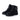 Kango Wide Fit Biker Boots - Black Leather + side view