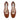 Fliss wide fit brown leather court shoe, pair side view