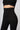 Close up high waist tummy control waistband lightweight compression bootcut leggings black - TLC Sport