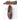 Hope wide fit brown suede moccasin, single side view