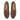 Hope wide fit brown suede moccasins, pair side view showing lacing detail