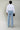Back view of MODACCIO Livia Jean wide-leg jeans designed for tall proportions