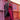 Bright pink wide-leg satin pants. From The Sixes.