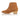 Jago wide fit tan nubuck suede cowboy boot, close-up of shaft stitching detail