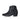 Jago Extra-Wide Fit Cowboy Boots - Black Studded Leather + top view