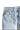 Close-up waist detail of MODACCIO Livia Jean in light wash denim