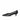 Lou wide fit black leather micro-heel shoe, pair front view