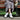 Extra wide fit oatmeal barefoot style trainers, pair front view