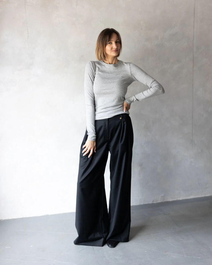 Trousers Palazzo Black