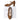 Poppy Wide Fit Platform Heels - Camel Leather