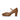 Poppy Wide Fit Platform Heels - Camel Leather