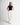 Off white stretch jeans met extra lange lengtemaat