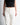 Detail off white stretch jeans golden button