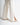 Detail off white stretch jeans side slit