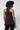 Lightweight Loose T Back Vest Black by TLC Sport