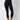 Lightweight Strong Compression Cropped Leggings with High Waisted Tummy Control Black | Photoshoot Sample