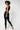 Extra Strong Compression Slit Leggings Black by TLC Sport