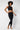 Extra Strong Compression Slit Leggings Black by TLC Sport