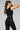 Black compression panel leggings back view never loses shape or colour - TLC Sport
