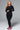 Body Sculpt Long Sleeve Full Length Top with Pocket & Built-In Bra Black by TLC Sport