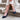 Tandi wide fit navy suede kitten heels worn on model