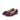 Veronica Extra Wide Buckle Pointed Flat - Burgundy Leather