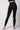 Slimming compression gym leggings black opaque no-shine matte finish full length - TLC Sport