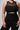 Opaque high waist compression gym leggings black no-shine matte fabric - TLC Sport