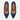 Elsa wide fit navy suede Mary Jane court shoe, lifestyle AI render, angled view