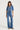 Tall Cassandra The Extra Body Length Flared Jumpsuit | Fawcett Blue 36.5" Inseam