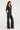 Cassandra The Extra Body Length Flared Jumpsuit | Blackest [TALL]