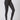 Extra strong compression Egyptian cotton leggings black tummy control front view - TLC Sport