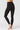 Extra Strong Compression Leggings with Standard Tummy Control and Mesh Detail Panel Black by TLC Sport