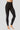 Extra Strong Compression Leggings with Standard Tummy Control and Mesh Detail Panel Black by TLC Sport
