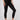 Extra Strong Compression Cropped Leggings with Figure Firming Black by TLC Sport