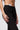 Close up waistband pocket detail extra strong compression bootcut leggings black - TLC Sport